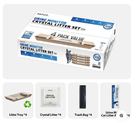 PETKIT URINE MONITOR CRYSTAL LITTER SET