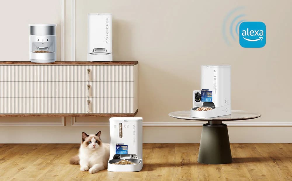 PETKIT Smart Feeders Family Now Works with Alexa for Instant, On-Demand Feeding