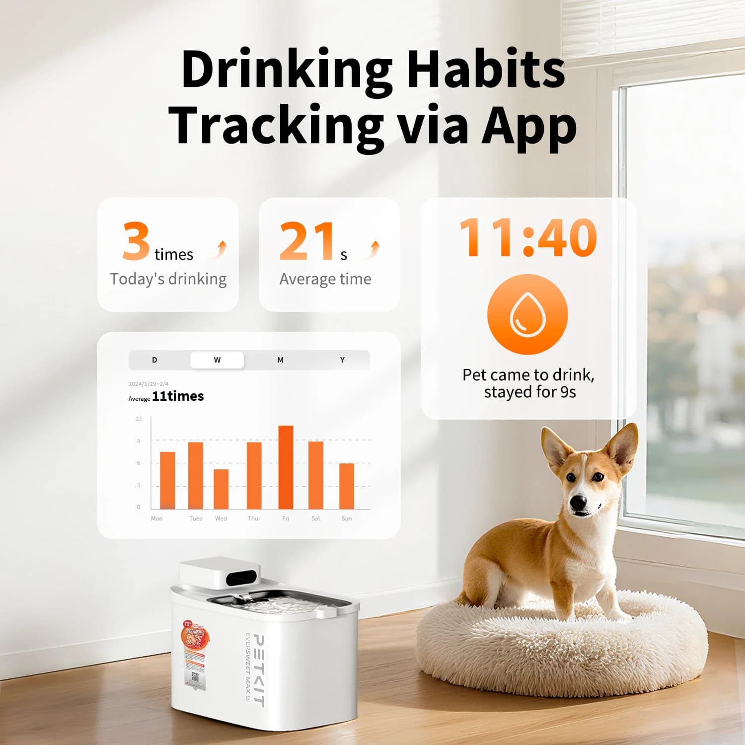 EverSweet Max 2 (UVC) Pet Water Fountain — product image 8