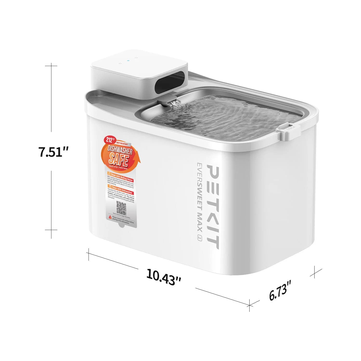 EverSweet Max 2 (UVC) Pet Water Fountain — product image 12
