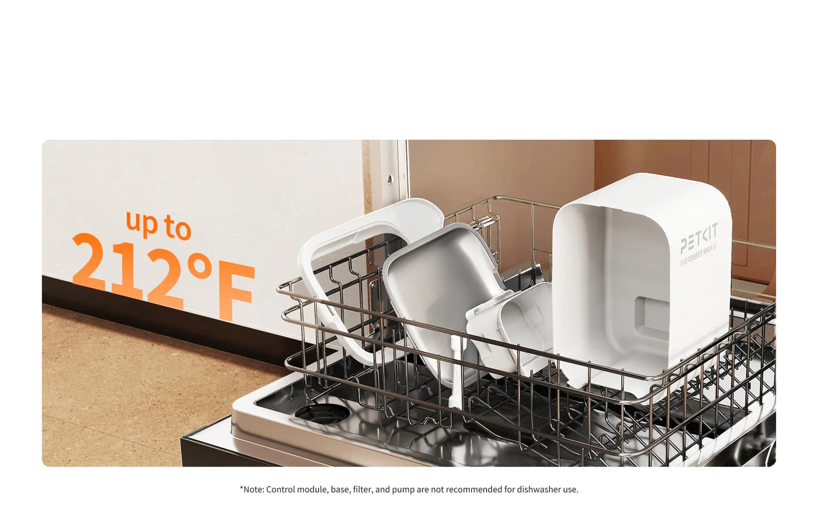 EverSweet Max 2 dishwasher-safe heat-resistant materials
