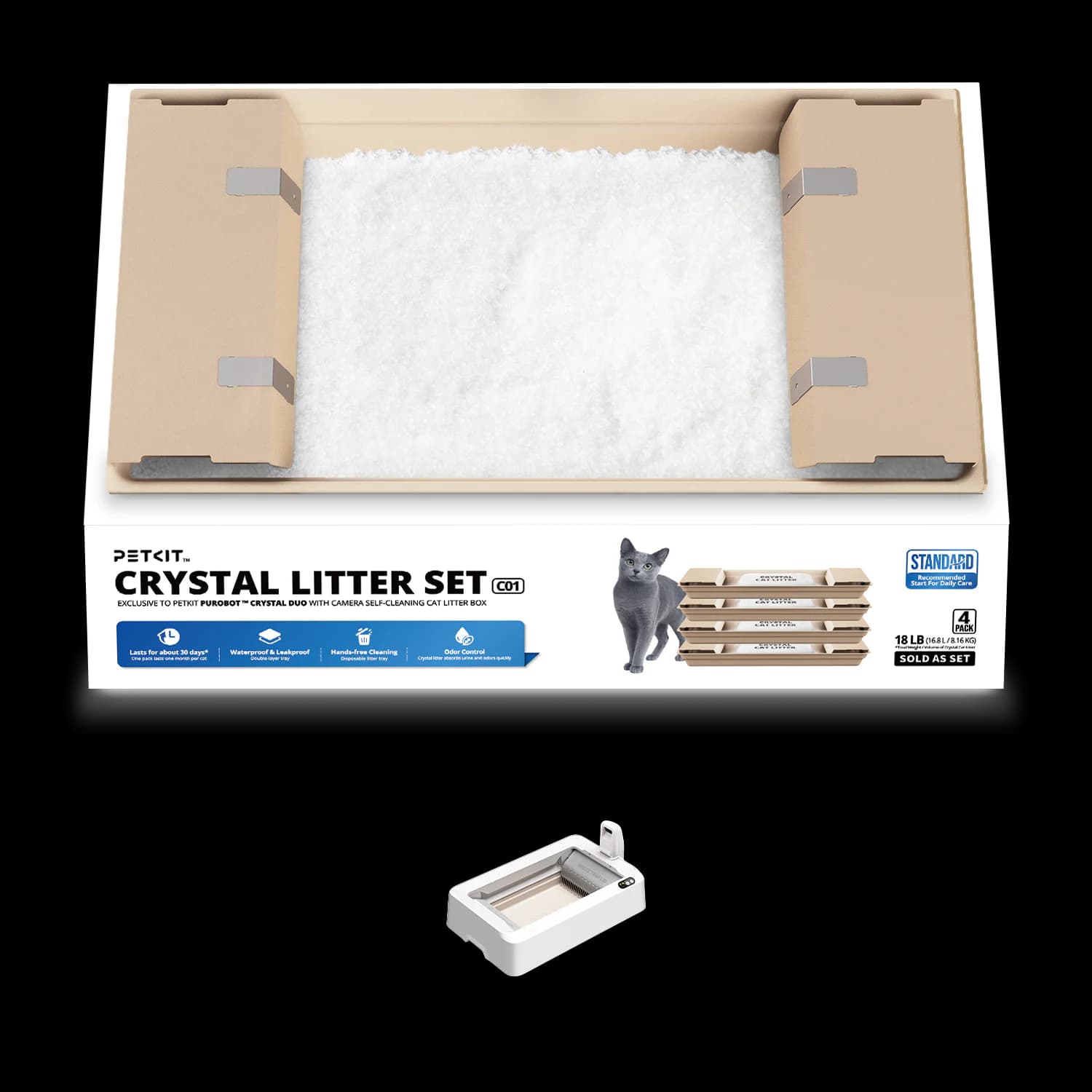 Crystal Litter Set - 4 Pack — product image 1
