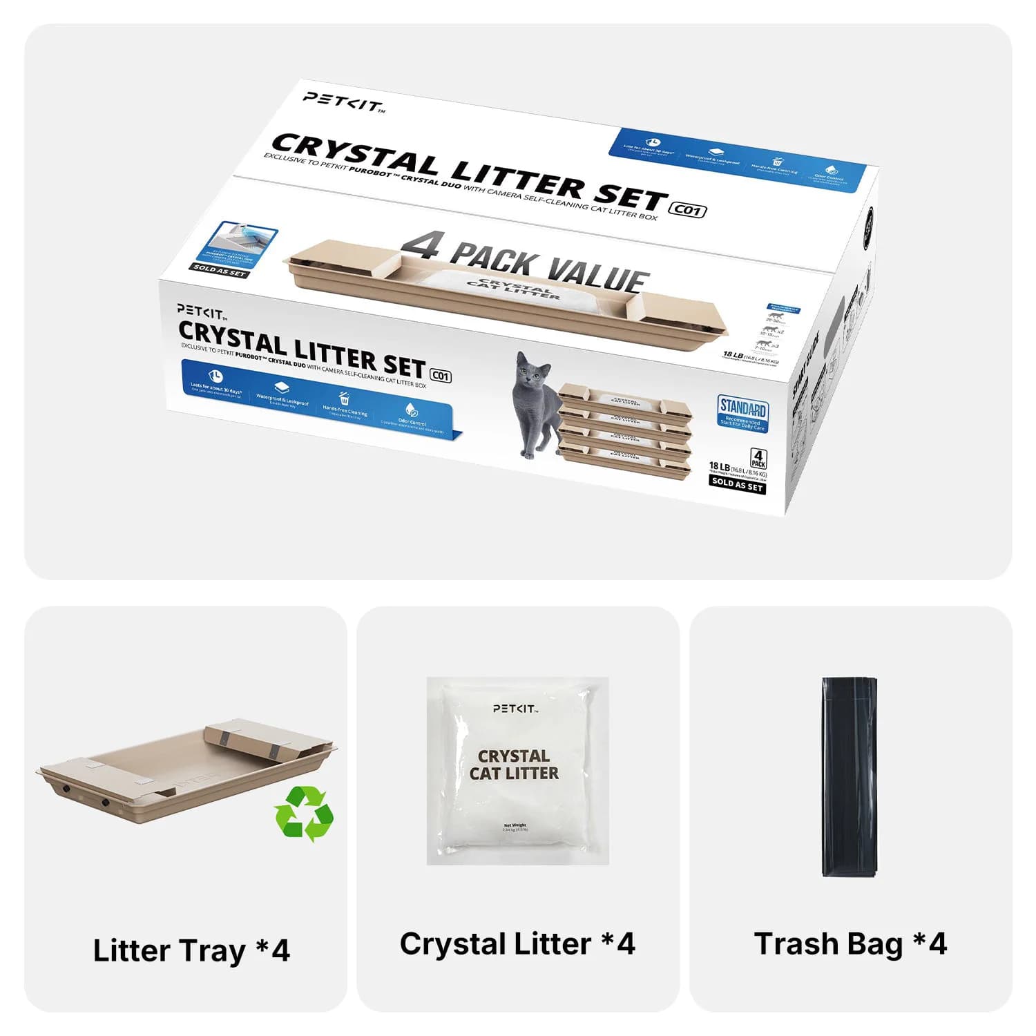 Crystal Litter Set - 4 Pack — product image 5