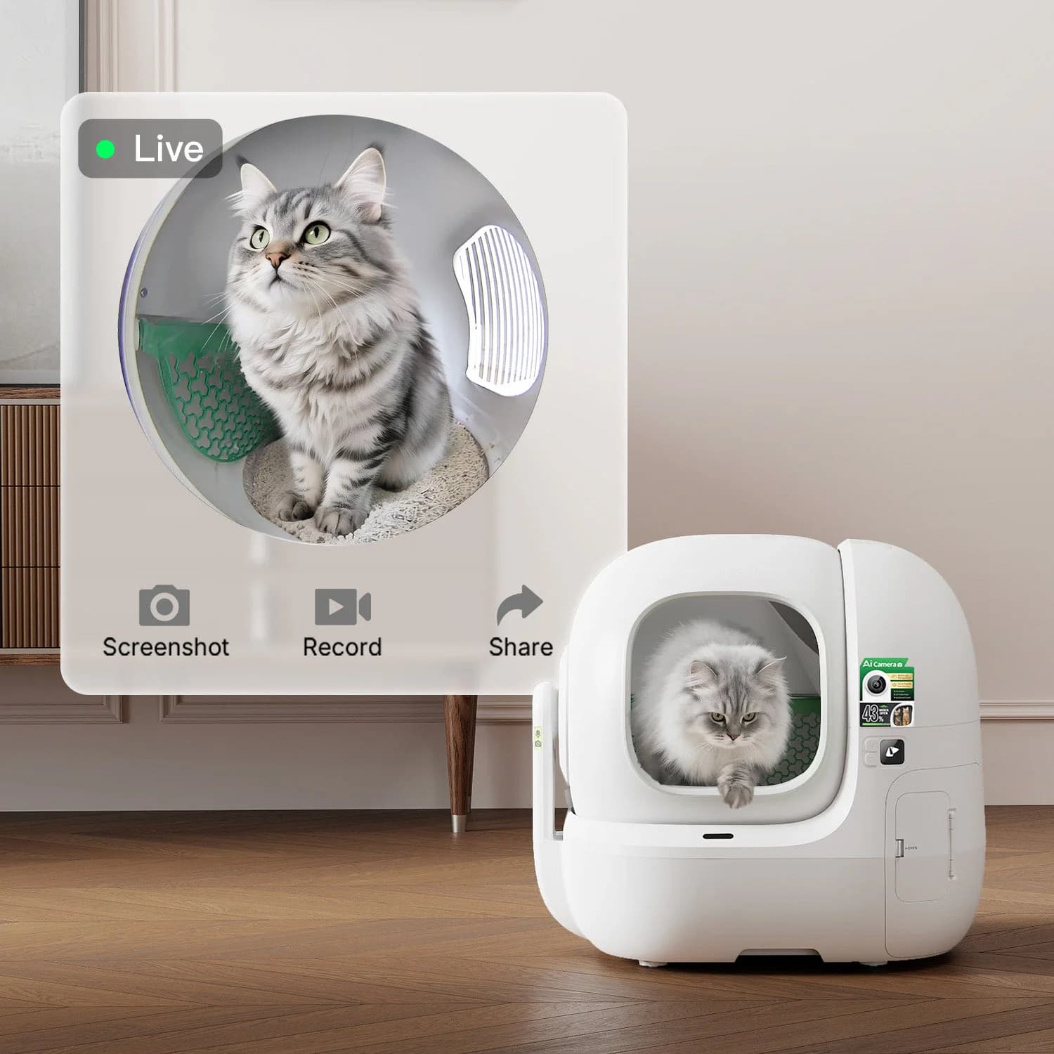 Purobot Max Pro 2 Automatic Cat Litter Box — product image 2
