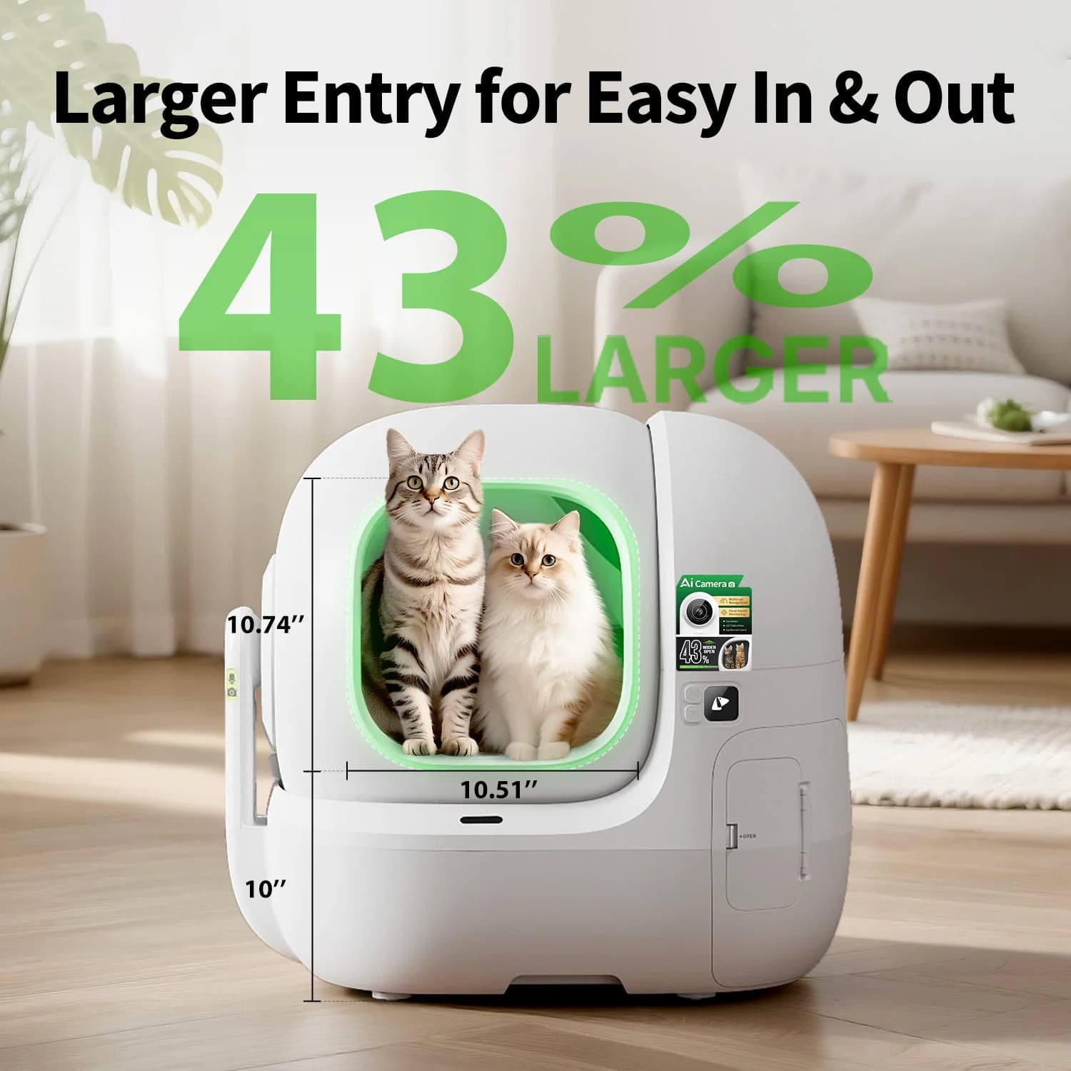 Purobot Max Pro 2 Automatic Cat Litter Box — product image 3