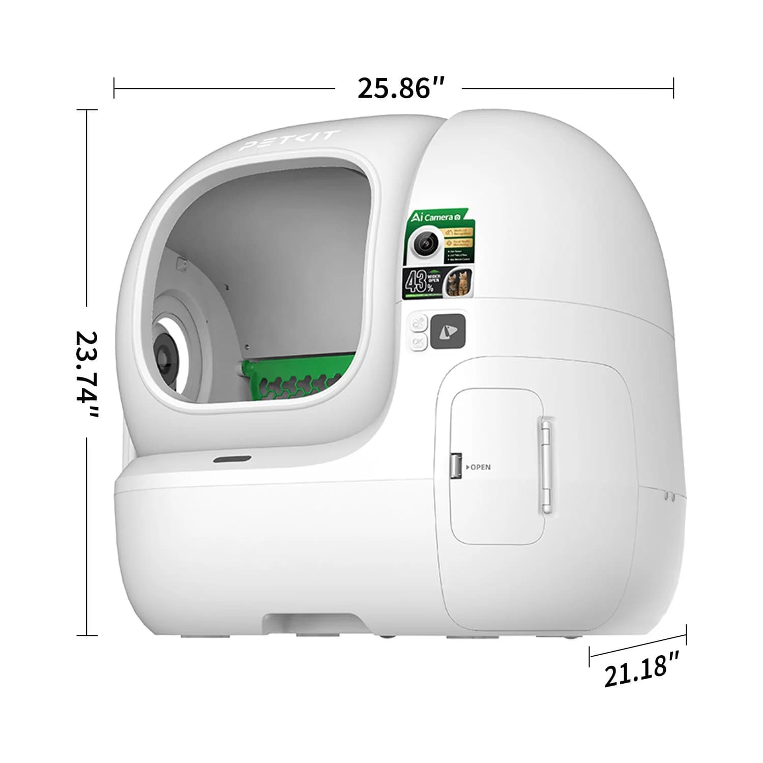 Purobot Max Pro 2 Automatic Cat Litter Box — product image 12