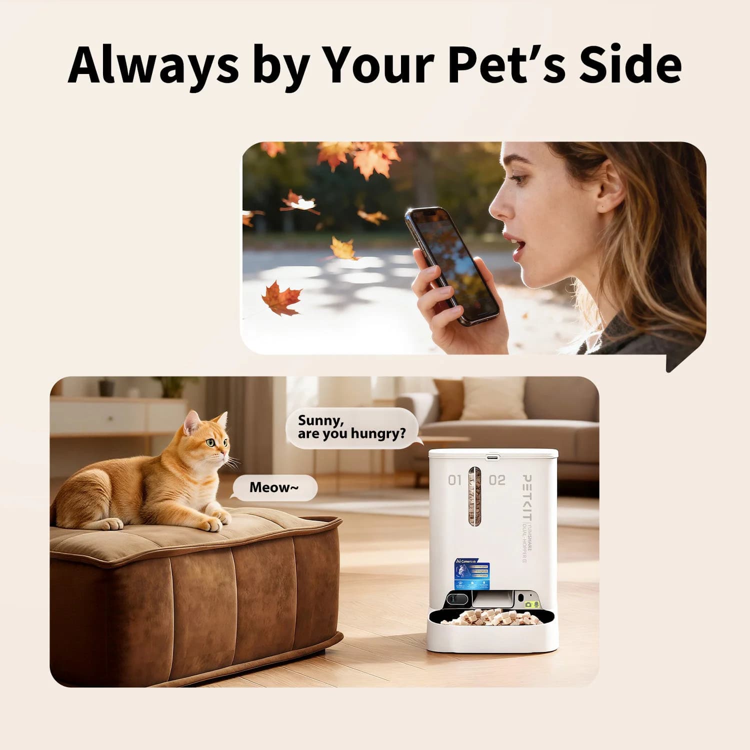 YumShare Dual-hopper 2 Automatic Feeder with Camera — product image 6