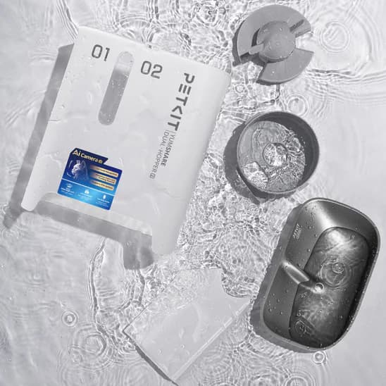 YumShare detachable feeder components for cleaning