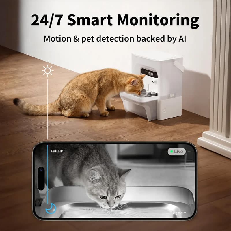 PETKIT Eversweet Ultra AI Pet Water Fountain Automatic Drinking Fountain for Cats & Dogs