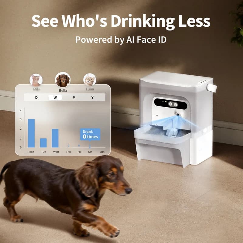 PETKIT Eversweet Ultra AI Pet Water Fountain Automatic Drinking Fountain for Cats & Dogs