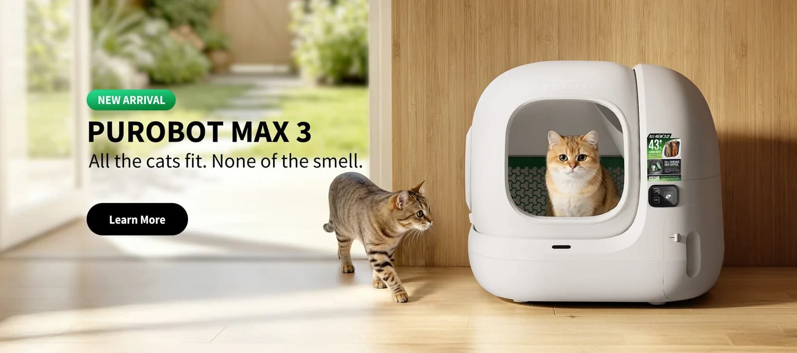 Purobot Max 3 Automatic Cat Litter Box