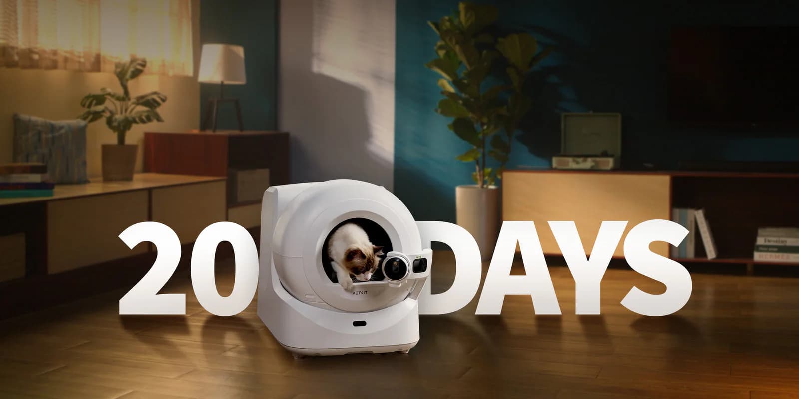 Purobot Ultra 20-day no-scooping waste bin