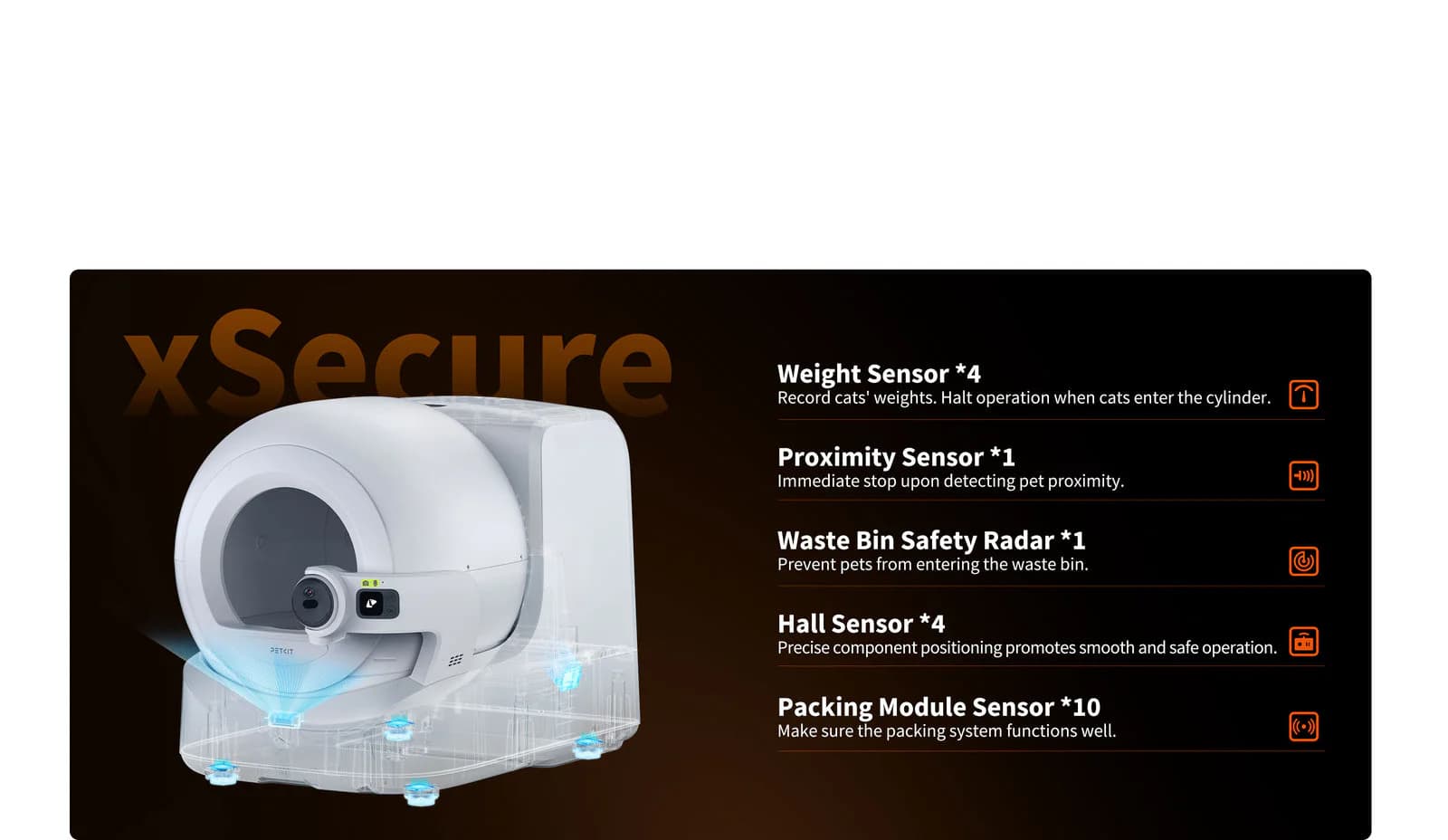 Purobot Ultra xSecure safety system