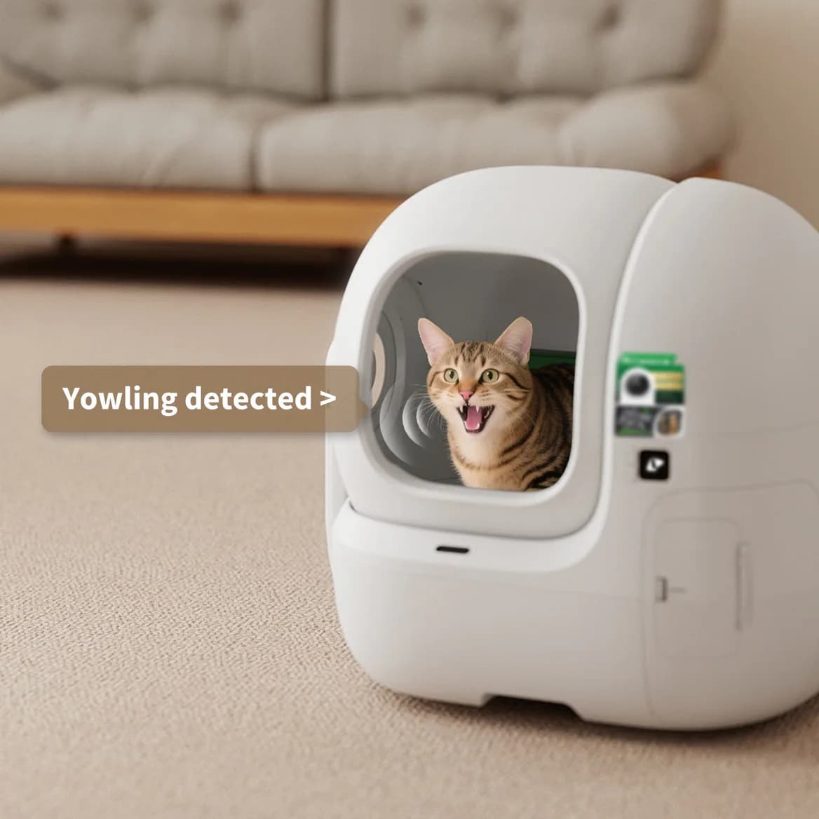 Purobot Max Pro 2 yowling detection