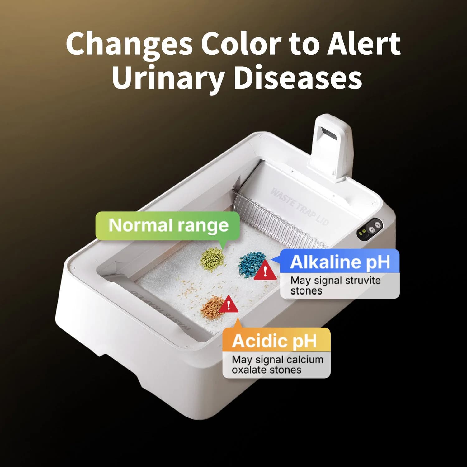 Urine Monitor Crystal Litter Set (pH Detection) - 4 Pack — product image 2