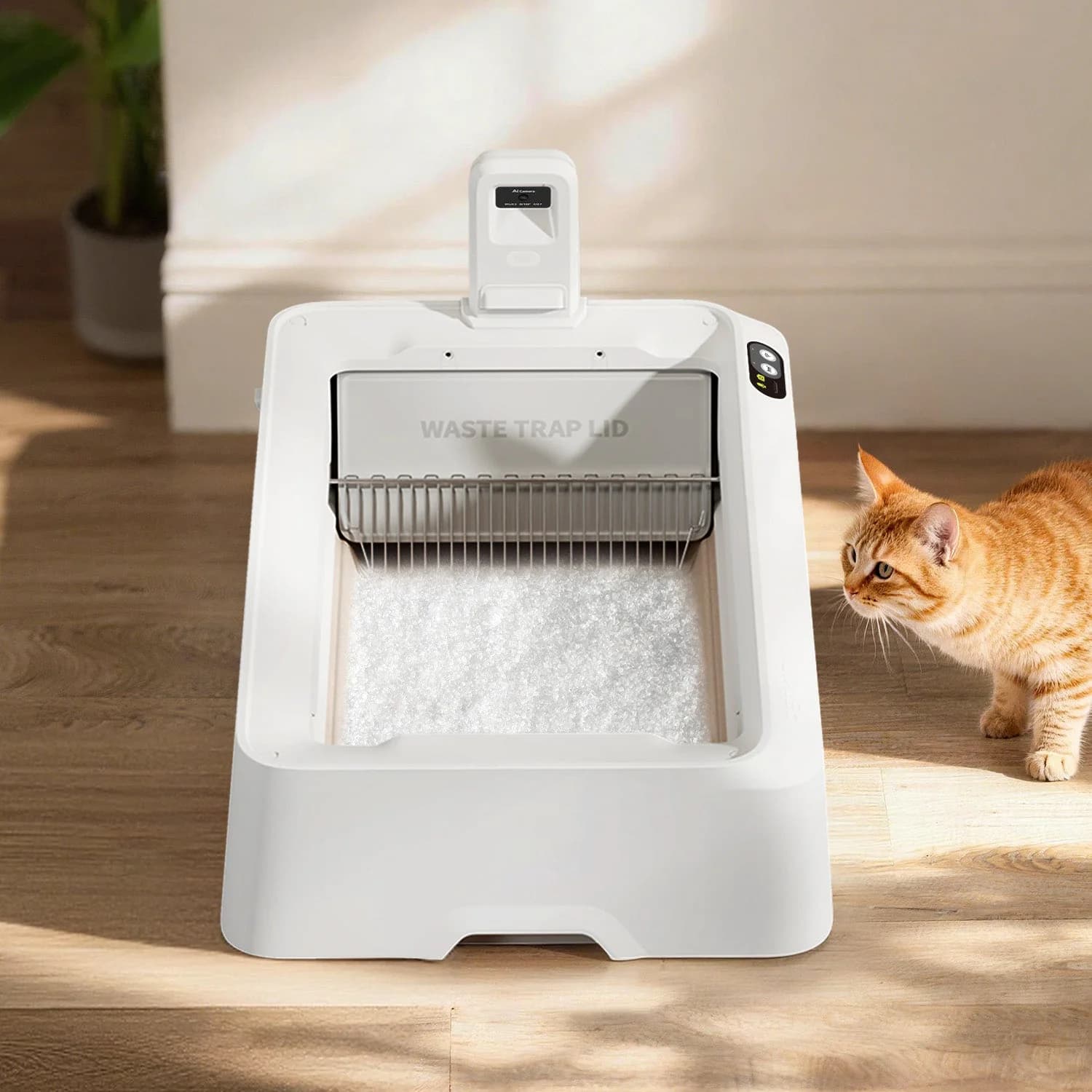Purobot Crystal Duo Automatic Cat Litter Box with Camera — product image 2