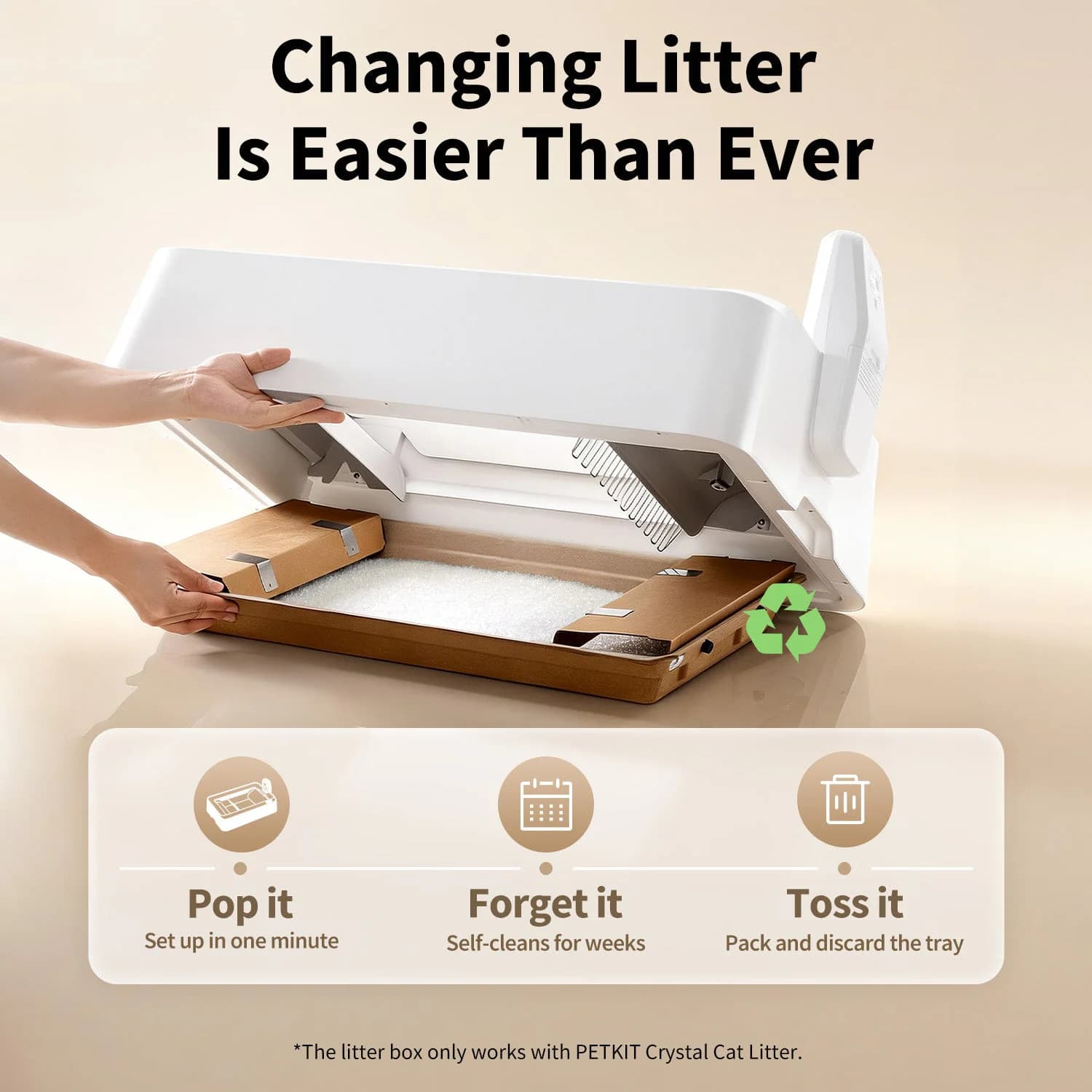 Purobot Crystal Duo Automatic Cat Litter Box with Camera — product image 8