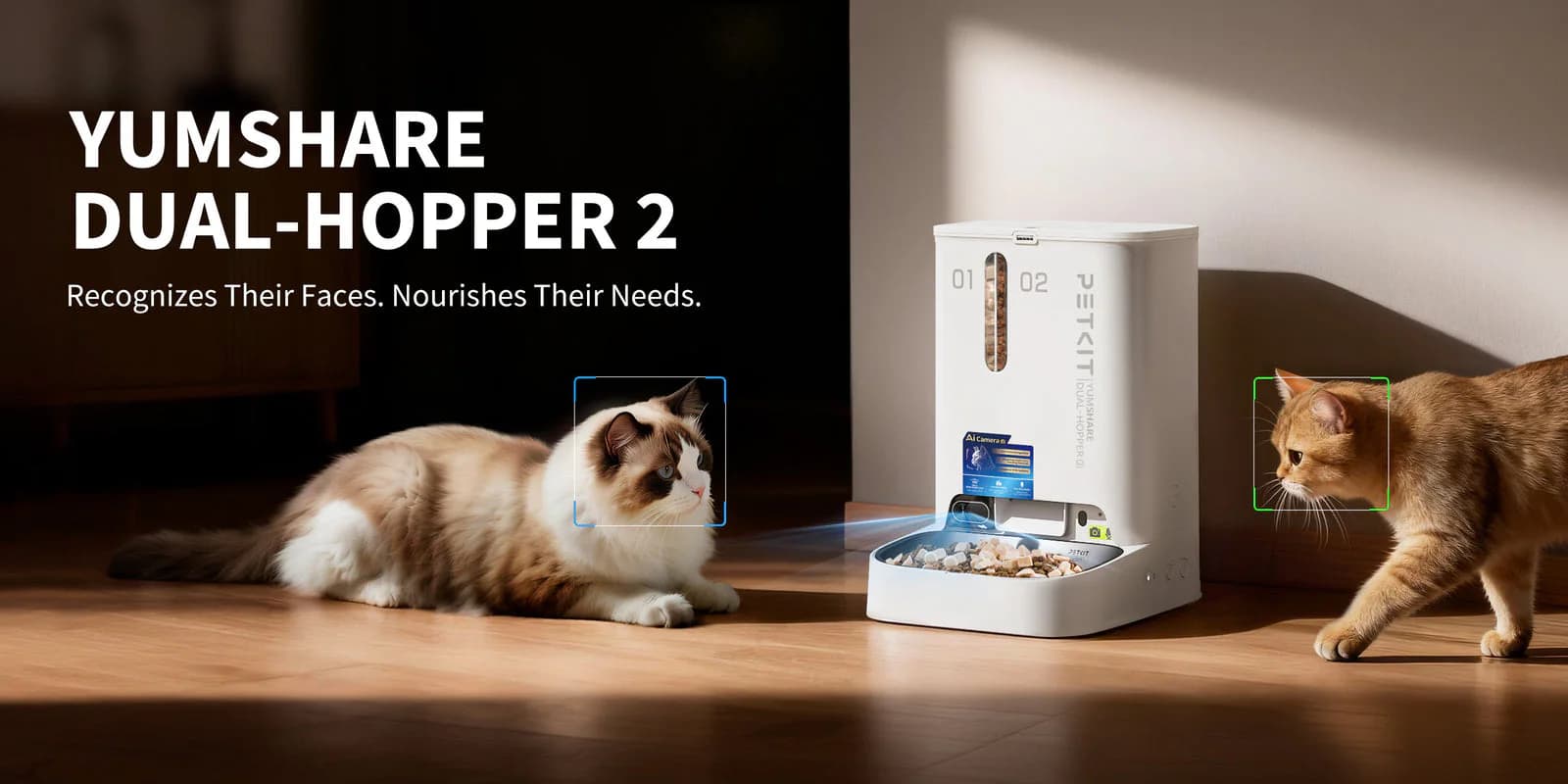 YumShare Dual-Hopper 2 automatic feeder