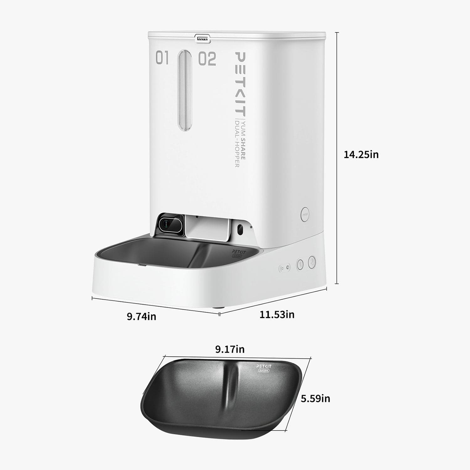 PETKIT YUMSHARE Smart Pet Feeder with Camera