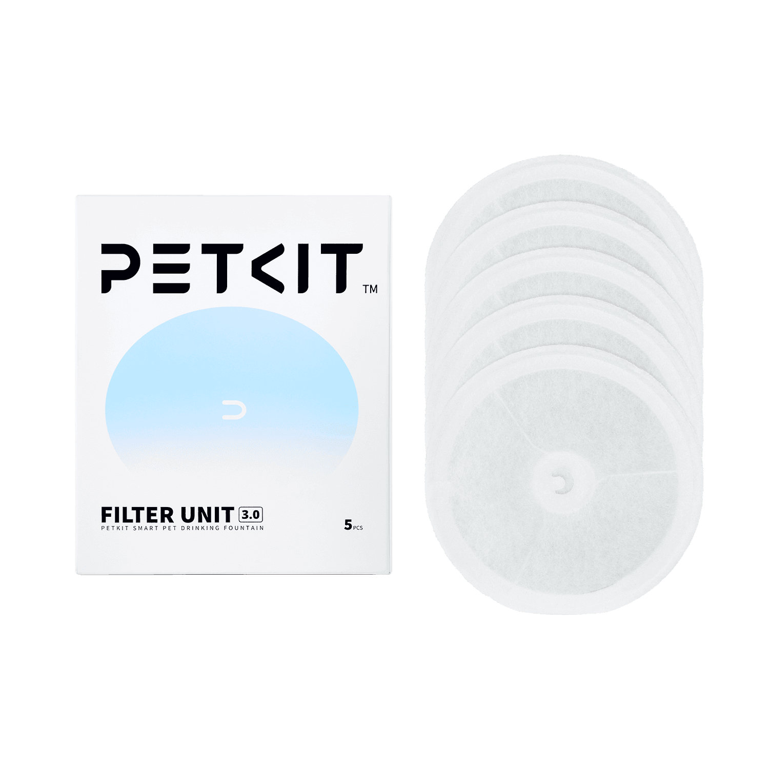 PETKIT Eversweet Water Fountain Filter Unit 3.0 Replacement Cat Fountain Filter Dog Fountain Filter