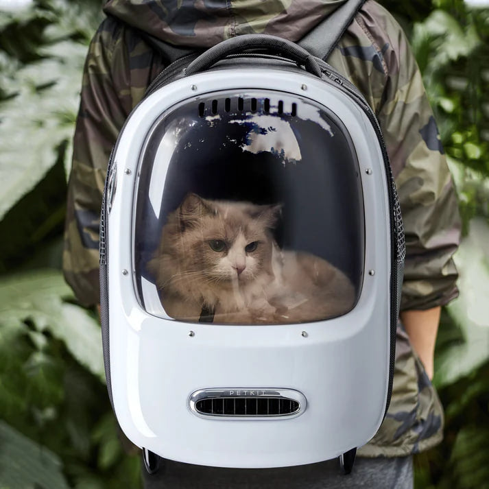 PETKIT Breezy Dome Fresh Air Travel Backpack Cat Bag Dog Bag