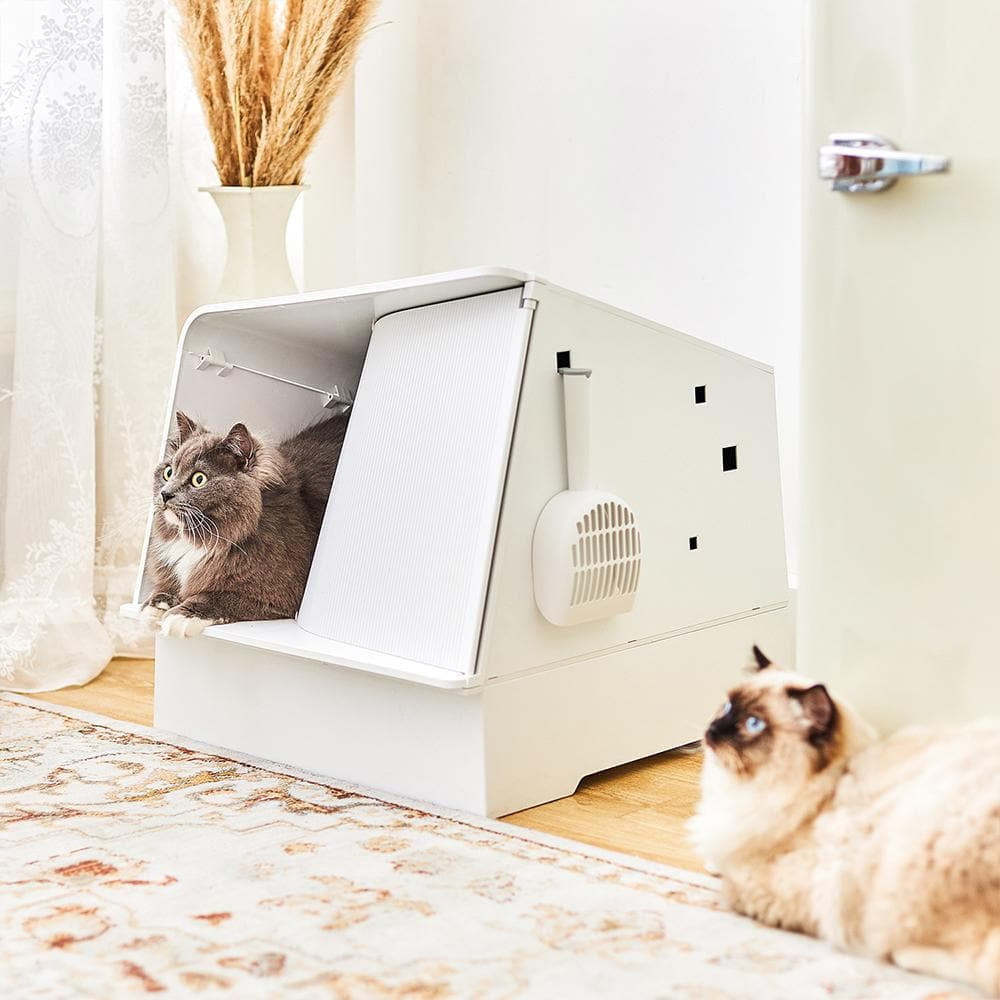 PETKIT White Villa Cat Litter Box