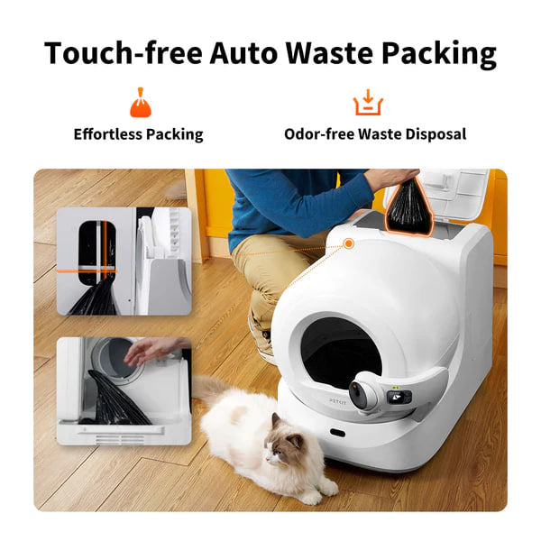 PETKIT PUROBOT Automatic Cat Litter Box ODOR ELIMINATOR With Camera