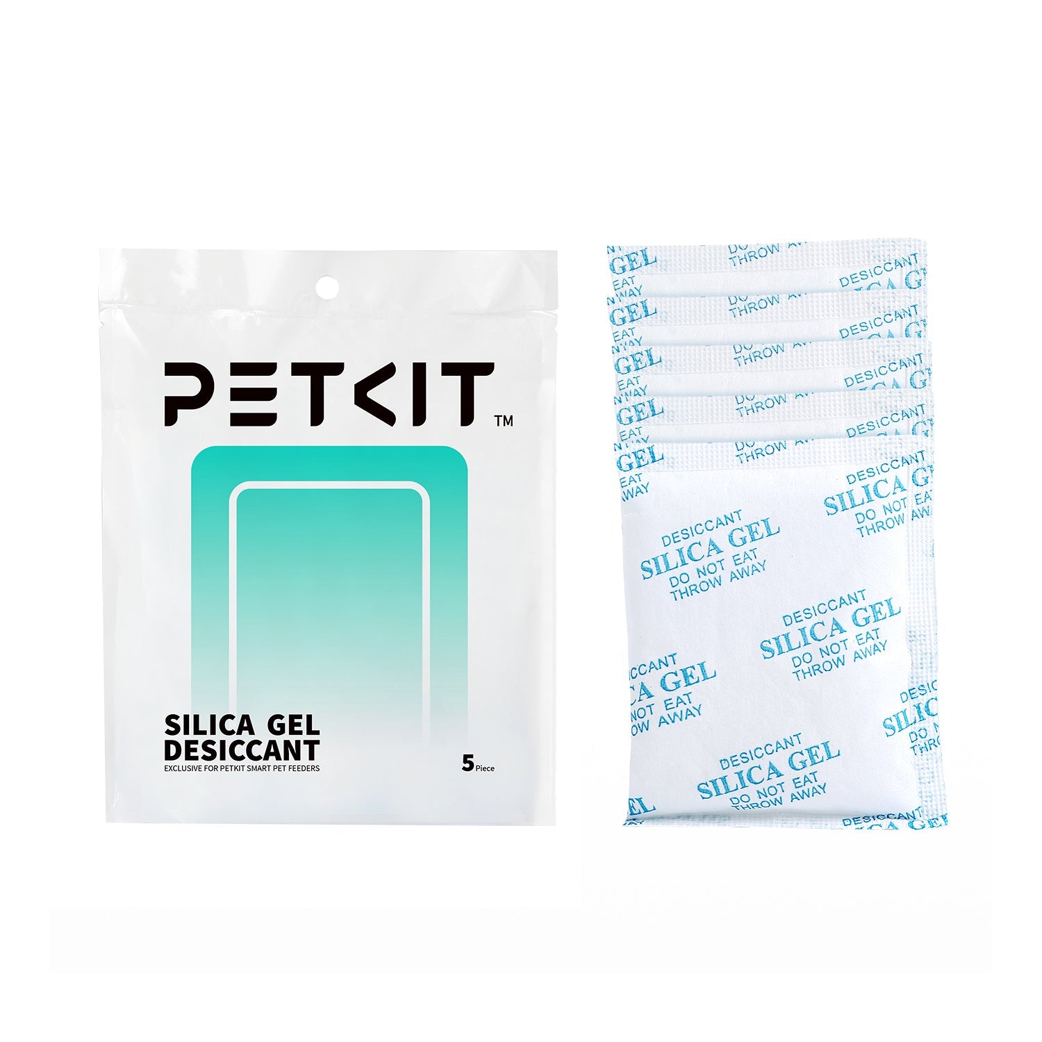 PETKIT Replacement Desiccant Bags for Automatic Pet Feeders Cat Feeder Dog Feeder (5 packs)