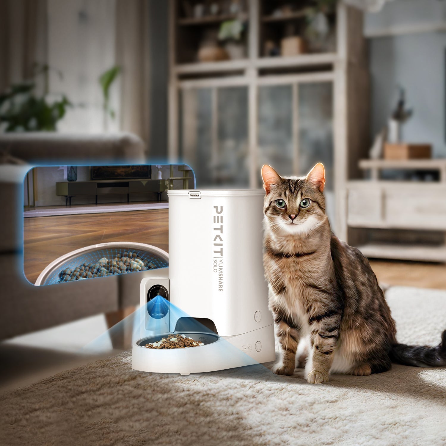 PETKIT Yumshare Solo with Camera Smart Pet Feeder Cat Feeder Dog Feeder