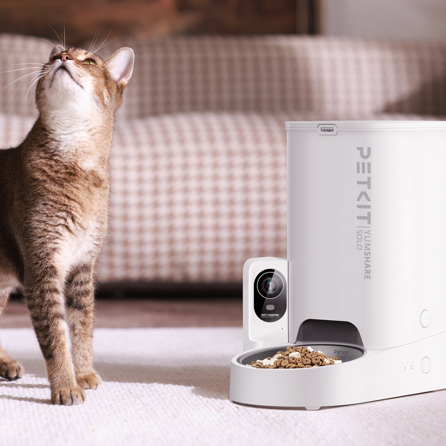 PETKIT Yumshare Solo with Camera Smart Pet Feeder Cat Feeder Dog Feeder