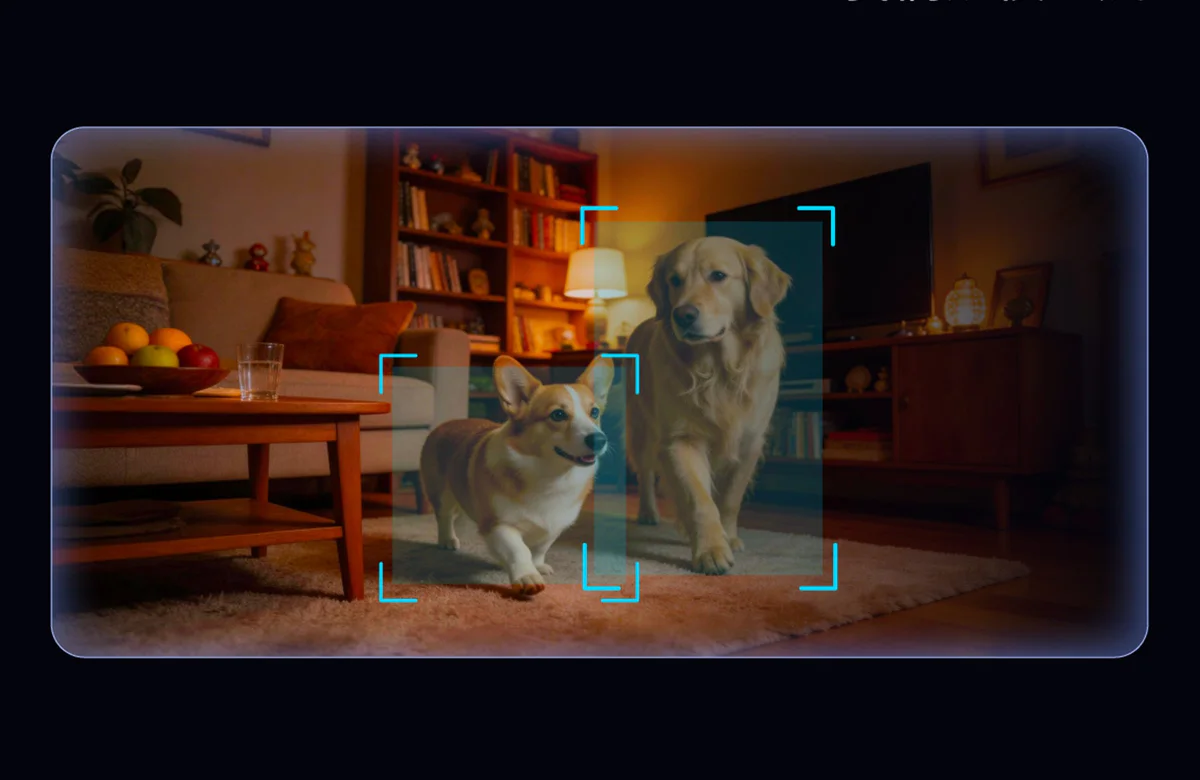 PETKIT AI identifying individual dogs through advanced facial recognition for accurate tracking and personalized monitoring